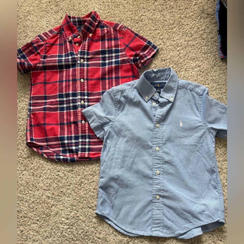 GUC boys Ralph Lauren button down shirts
